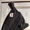 BANDANA/ SCALDACOLLO "FIOCCO" - JERSEY DI BAMBOO NERO - immagine 3