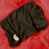 BANDANA/ SCALDACOLLO "FIOCCO" - JERSEY DI BAMBOO NERO - immagine 2